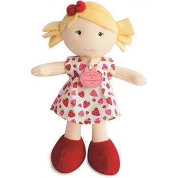 DC2940-01 - LES PETITES DEMOISELLES - Poupée avec robe fraise
