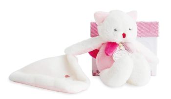 DC2966 - Pantin avec doudou Attache tétine - Les gommettes