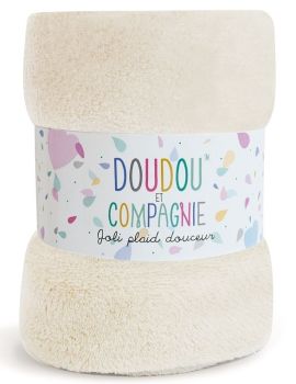 DC3034BEIGE - Plaid douceur - Beige - 100 x 70 cm