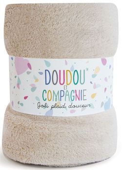 DC3034 - Plaid douceur - Taupe - 100 x 70 cm