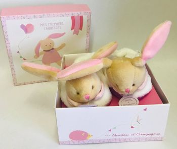 DC3035 - Chaussons de la naissance à 6 mois Lapin - Rose