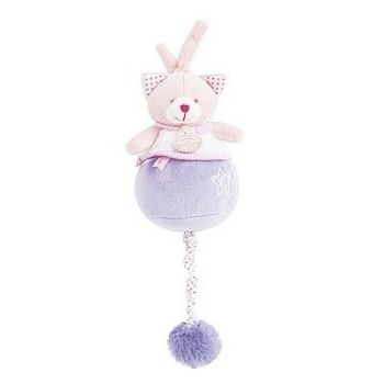 DC3045CHAT - BOITE A MUSIQUE LOVELY FRAISE - CHAT