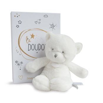 DC3271 - LE DOUDOU - PANTIN Ours blanc 26 cm