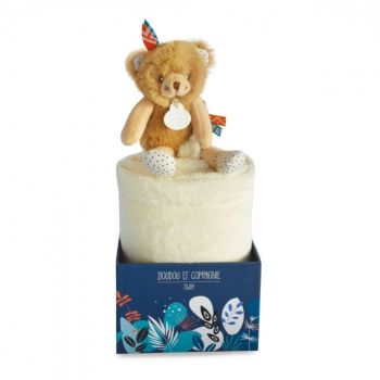 TIWIPI OURS - Plaid avec doudou