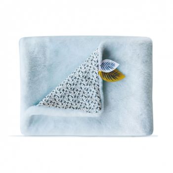 Plaid Douceur YOKA LE KOALA, Bleu 70x100 cm