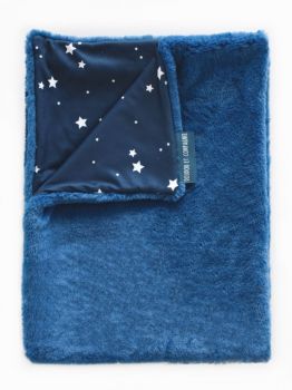 DC3722 - PLAID MOSAÏQUE - Marine - BIENTÔT DISPO