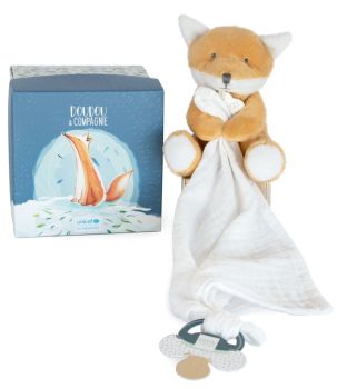 DC3786 - UNICEF PANTIN AVEC DOUDOU attache-sucette – Renard