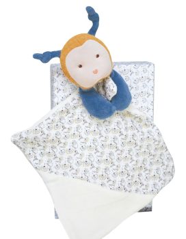 DC3842-02 - POLLEN L'ABEILLE BIO - Doudou bébé Fleuri