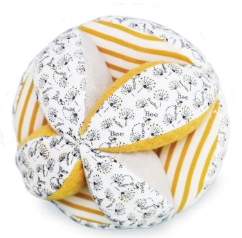 DC3846-02 - POLLEN L'ABEILLE BIO - Balles de préhension avec hochet Fleurie