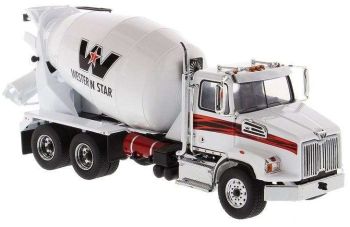 DCM71035 - WESTERN STAR 4700SB Toupie 6x4 Blanc