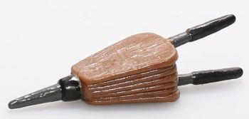 DELHEI070 - Soufflet miniature pour maison de poupée longeur 6 cm