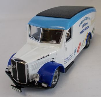 THO5333 - SAURER 3CT1D fourgon 61 spécial 20ans avec décoration de fabricant de miniatures automobiles