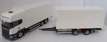 TEK68047-01 - SCANIA R-Streamline Topline 6x2 porteur caisse rigide et remorque fourgon