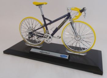 WEL62570PWB - Vélo de courses PORSCHE Bike R bleu sombre et jaune