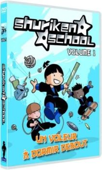 DVDDV2755 - DVD Shuriken School Vol 1 5 épisodes Un voleur à dormir debout / La furie des tongs / Le passe de Vlad / La photo de classe / Ninja gagnant