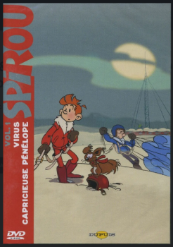 DVD Spirou Vol 1 épisodes Virus et Capricieuse Pénélope