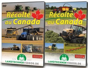 Pack 2 DVD Récoltes au CANADA Volume 1 & 2