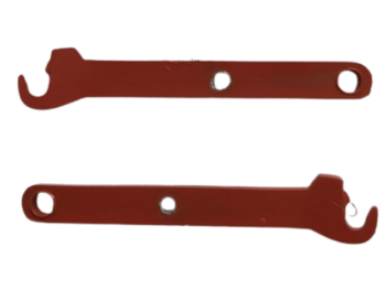 PMAR-51-RP81R - Set de 2 Bras de relevage Rouge pour RENAULT Réplicagri