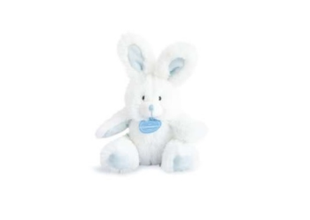 DC3106-BLEU - LAPIN avec hochet – Bleu