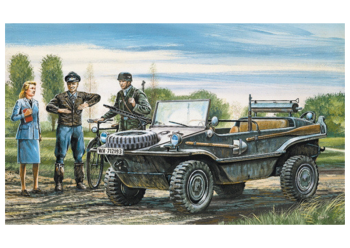 ITA0313 - Véhicule Schwimmwagen à assembler et à peindre