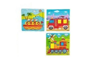 LPLI8710 - 1 Puzzle 9 pièces en Bois - Modèle aléatoire