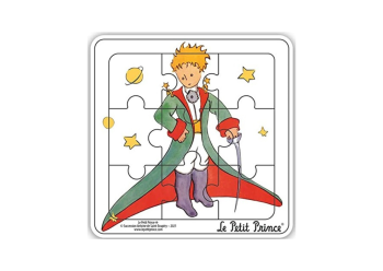 MGM865007-B - Puzzle cadre en bois 9 Pièces LE PETIT PRINCE avec son épée