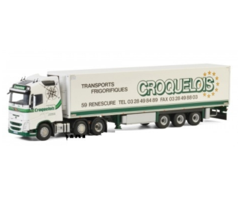 WSI01-2686 - VOLVO FH GL 6x2 avec semi frigo CROQUELOIS