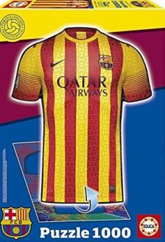 EDU16063 - Puzzle 1000 Pièces Maillot du FC BARCELONE 68 x 48 cm