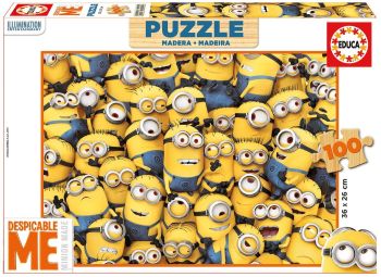 EDU16528 - Puzzle 100 Pièces MINIONS 36 x 26 cm