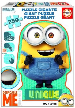 EDU16554 - Puzzle GÉANT 250 Pièces MINIONS - Bob 100 x 70 cm