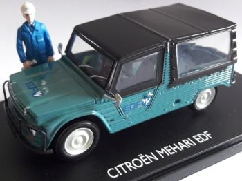 ELI101618 - CITROEN Méhari EDF avec personnage limitée à 166 exemplaires