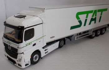 ELI115900 - MERCEDES BENZ Actros 2 4X2 avec semi frigo CHEREAU 3 essieux transport STAT
