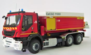 ELI115940 - IVECO Trakker 410 VPCE pompier avec cuve à eau cellule CGC Jacinto SDIS 34 avec décalques limité à 500 exemplaires