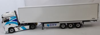 ELI116061 - MERCEDES BENZ Actros 4x2 avec semi frigo CHEREAU 3 essieux transport STFV