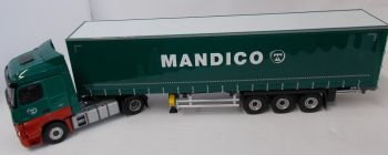 ELI116078 - MERCEDES BENZ Actros 2 Tautliner 4x2 avec semi 3 essieux transport Mandico