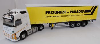 ELI116081 - VOVLVO FH4 Tautliner 4x2 avec semi transport Prouheze Paradis