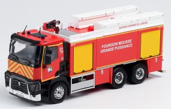 ELI116287 - RENAULT C380 pompier P 6x4 FMOGP Gallin SDIS 55 Sapeurs Pompiers de la Meuse