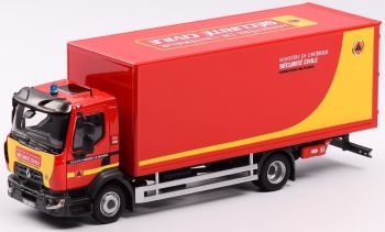 ELI116342 - RENAULT D14 porteur caisse rigide 4x2 Sécurité Civile Formations Militaire base de Nogent Le Rotrou limité à 400 exemplaires