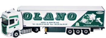 ELI116398 - SCANIA 6450 4x2 et remorque frigo Lamberet 3 essieux Olano