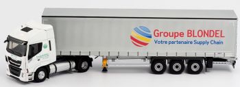 ELI116551 - IVECO Stralis NP Tautliner 4x2 et remorque bachée Groupe Blondel