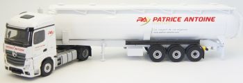ELI116559 - MERCEDES BENZ Actros 5 1845 4x2 et remorque silo chimique Transports Patrice Antoine