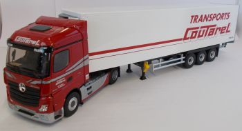 ELI116728 - MERCEDES BENZ Actros 5 1845 Streamspace 4x2 et remorque frigo Schmitz Cargobull transports Coutarel