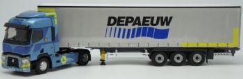 ELI116736 - RENAULT T 4x2 et remorque Tautliner Transports Depaeuw