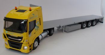 ELI116752 - IVECO Stralis NP 4x2 et remorque plateau transports Delmonico Dorel