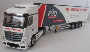 ELI116805 - MERCEDES BENZ Actros 5 1845 4x2 et remorque bachée Transports Patrice Antoine