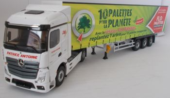 ELI116806 - MERCEDES BENZ Actros 5 1845 4x2 et remorque bachée Transports Patrice Antoine FLO Palettes