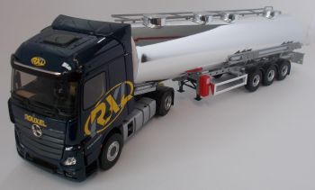 ELI116835 - MERCEDES BENZ Actros 5 4x2 et remorque citerne chimique Transports ROUXEL