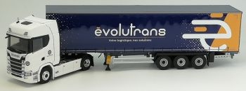 ELI116852 - SCANIA S500 4x2 et remorque Tautliner Transports Evolutrans