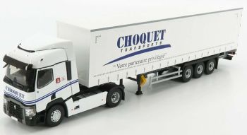 ELI116858 - RENAULT T 460 4x2 et remorque Tautliner Transports CHOQUET