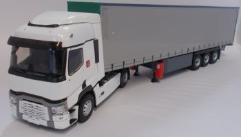 ELI116860 - RENAULT T 4x2 et remorque Tautliner Transports TRANSCAL